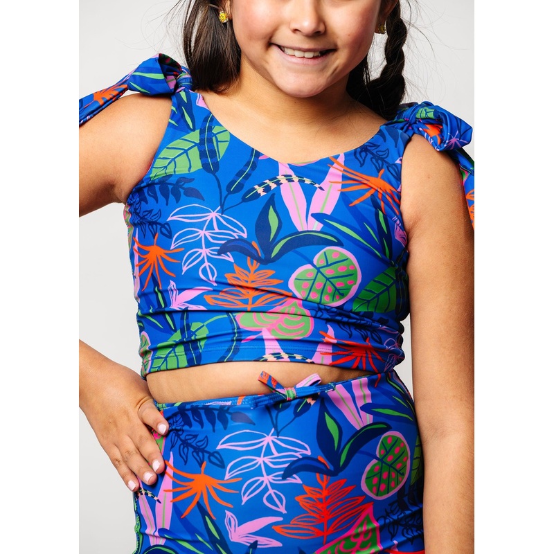 Midnight Jungle | Youth Knot Top