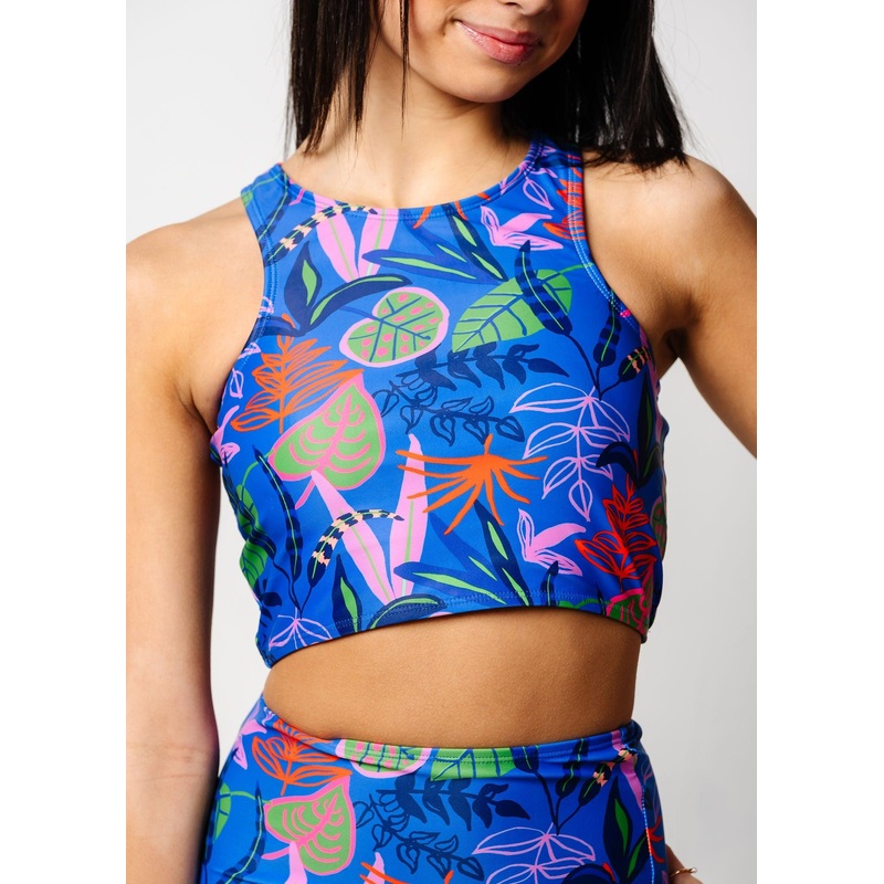 Midnight Jungle | Youth Racer Back Top