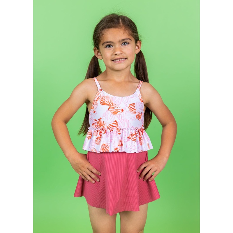 Painted Clams | Mini Peplum Top