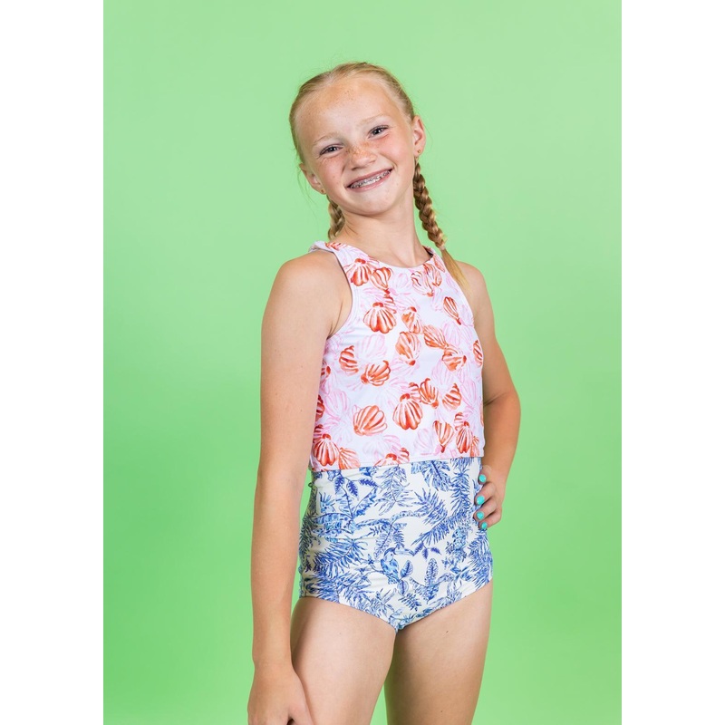 Painted Clams | Youth Racer Back Top
