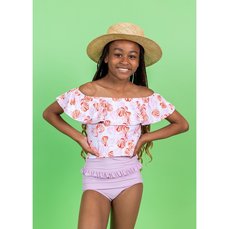 Painted Clams | Youth Ruffled Around Top