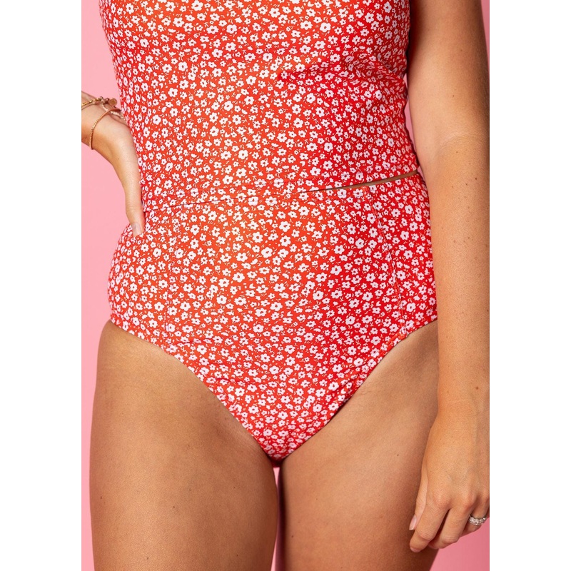Red Ditsy Floral | Up High Bottoms