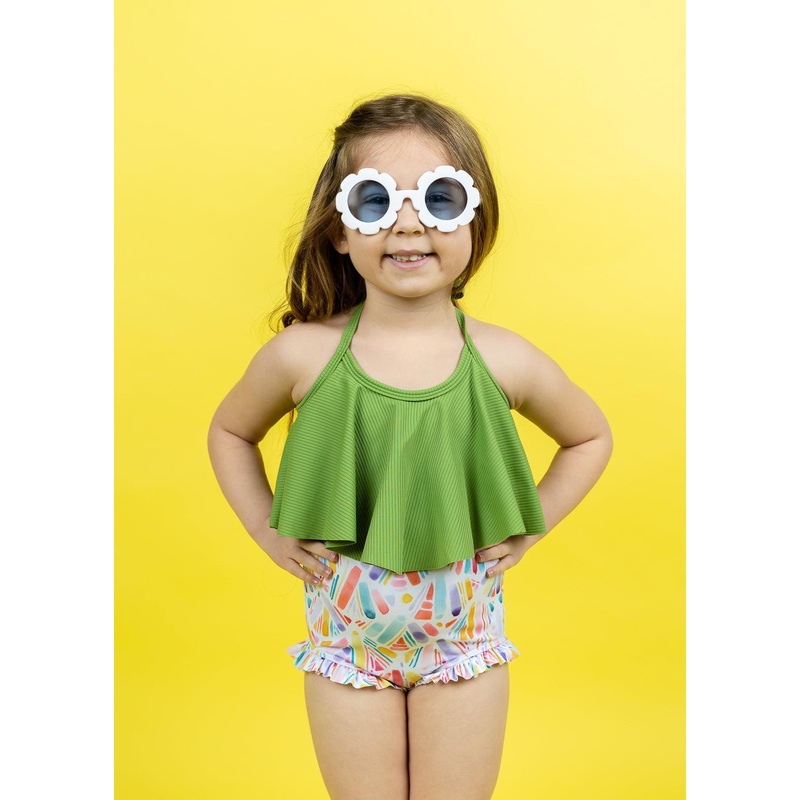 Ribbed Spring Green | Mini Swing Top