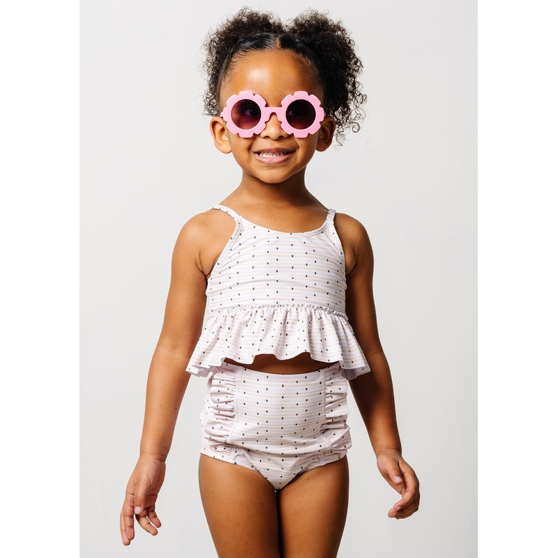 All Neutral | Mini Down in Front Ruffle Bottoms
