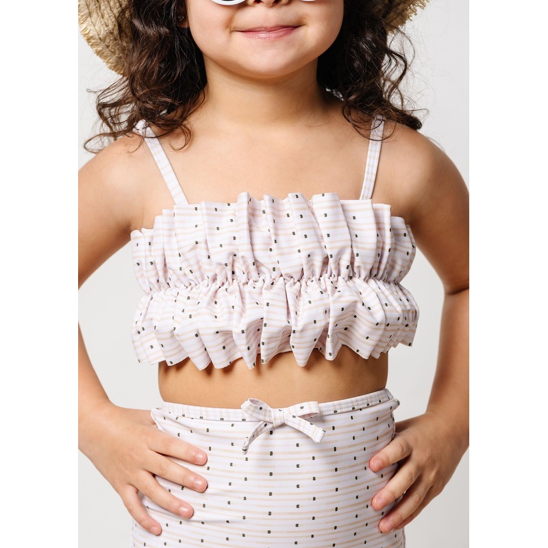 All Neutral | Mini Oversized Ruffle Top