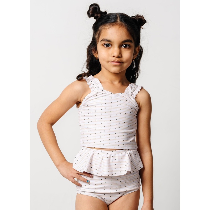 All Neutral | Mini Peplum Bottoms