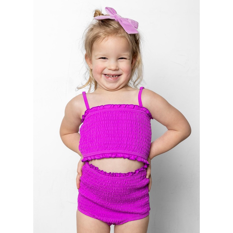 Brilliant Violet | Mini Bandeau Top