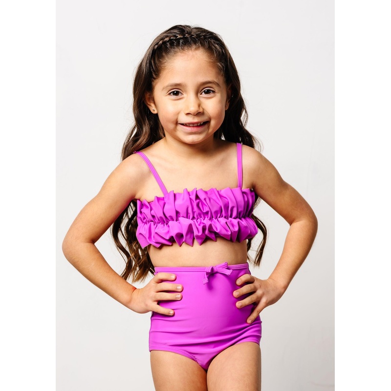 Brilliant Violet | Mini Bow Bottoms