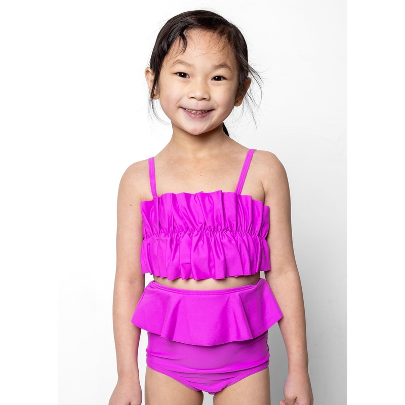 Brilliant Violet | Mini Peplum Bottoms