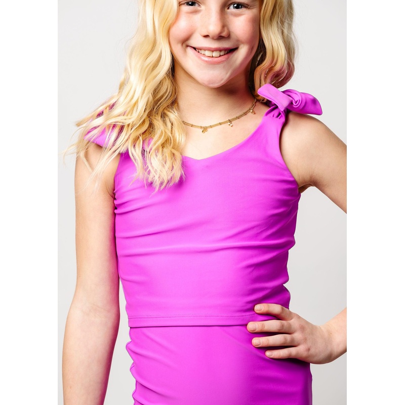 Brilliant Violet | Youth Knot Top