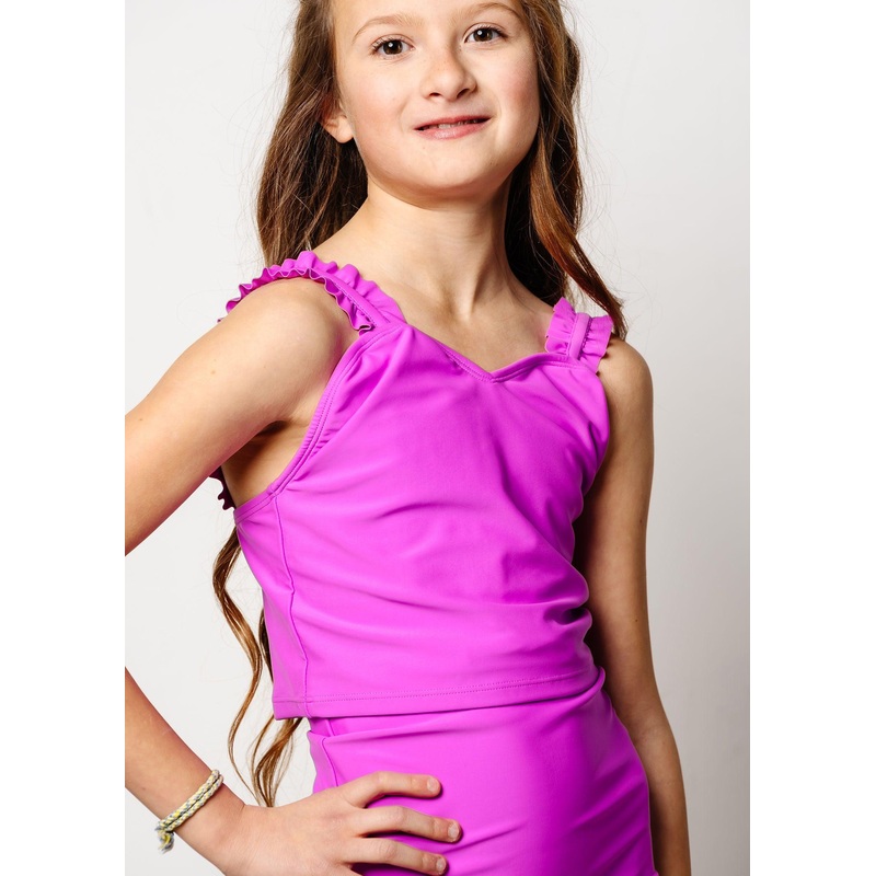 Brilliant Violet | Youth Ripple Top
