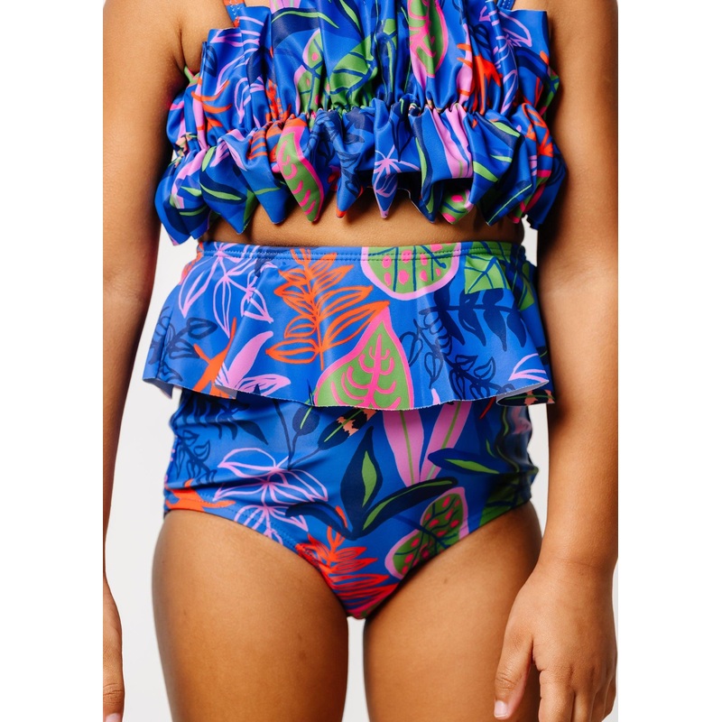 Midnight Jungle | Mini Peplum Bottoms