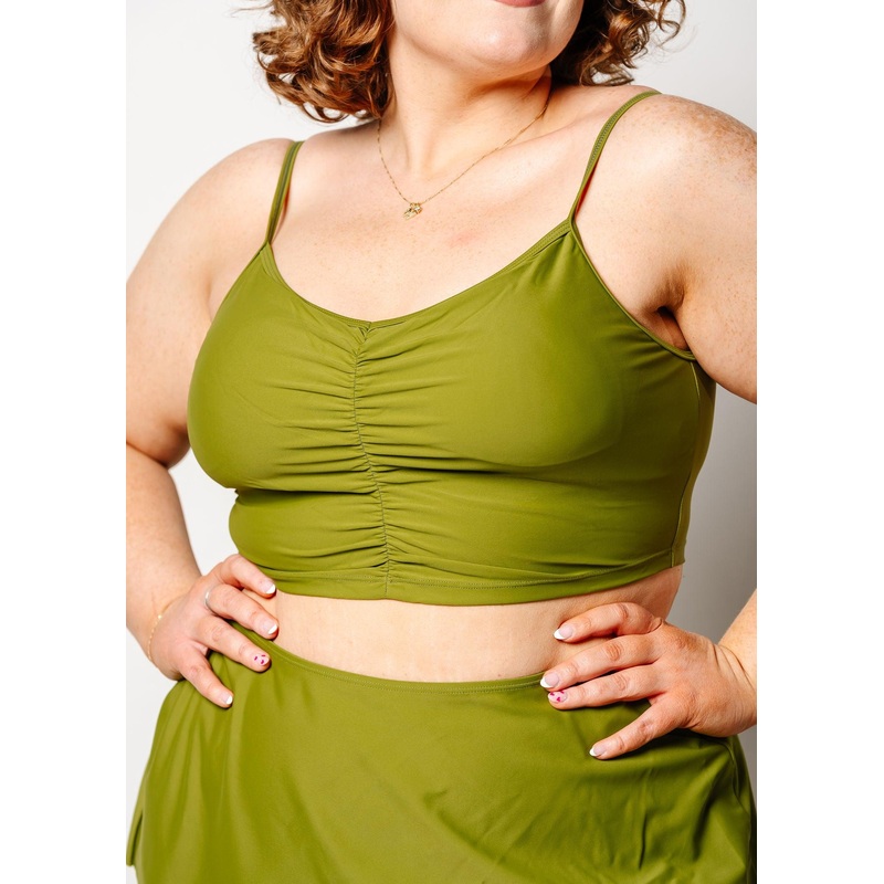 Olive Green | Centered Top