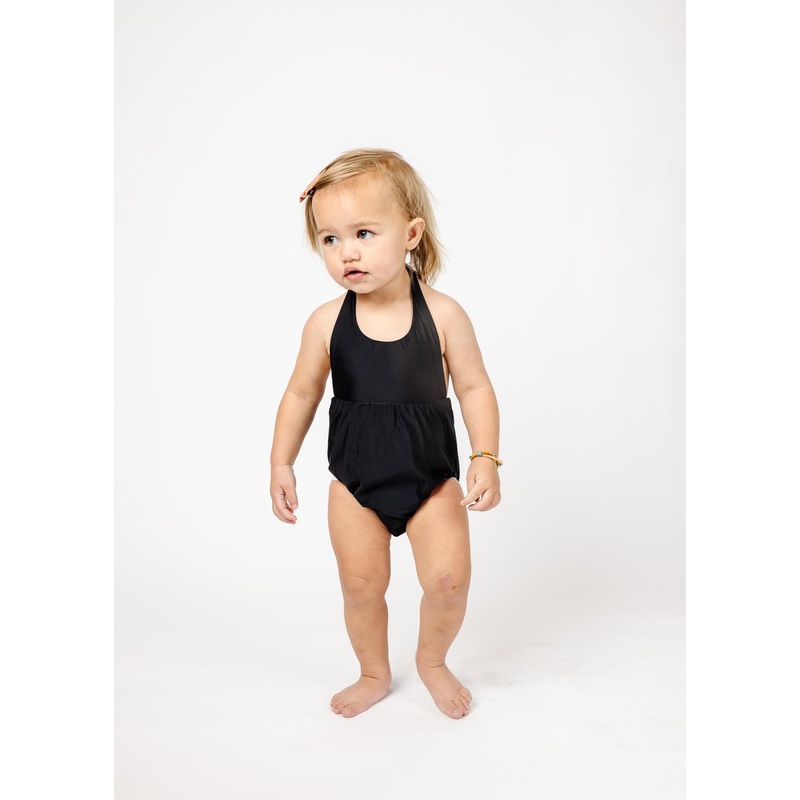 Black | Baby Romper One-Piece