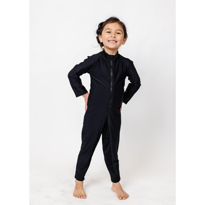 Black | Mini Rashguard One-Piece (Unisex)