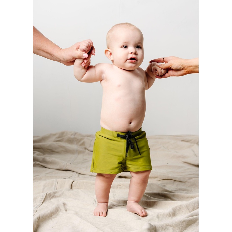 Olive Green | Baby Euro Shorts