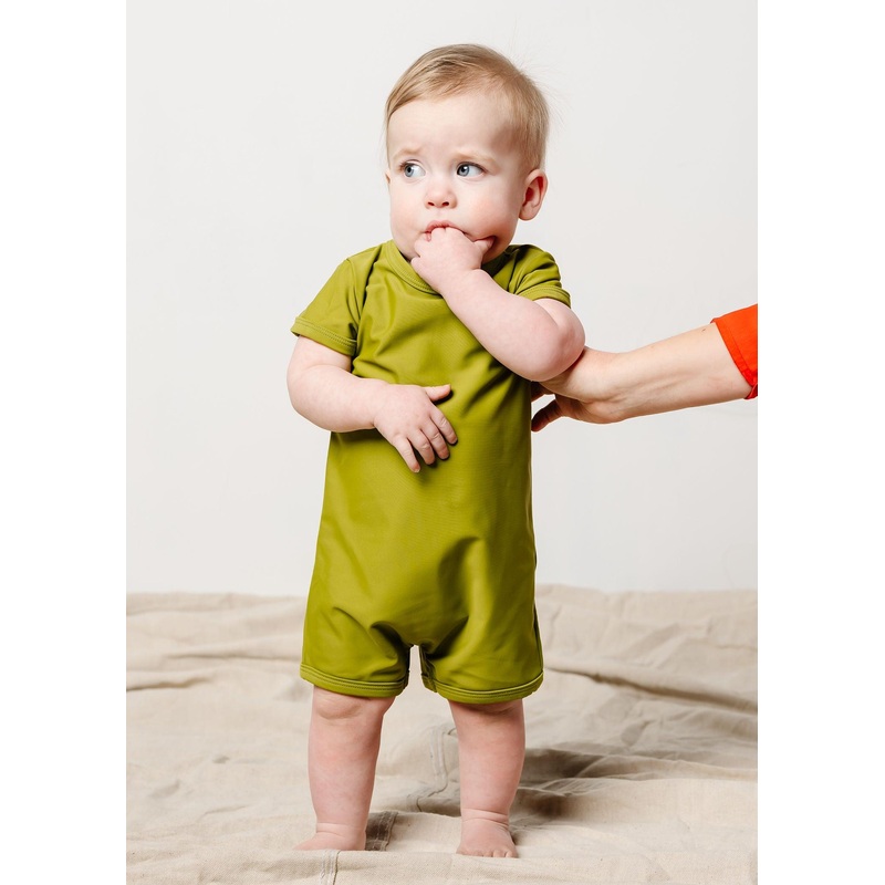 Olive Green | Baby Shorties Rashguard (Unisex)