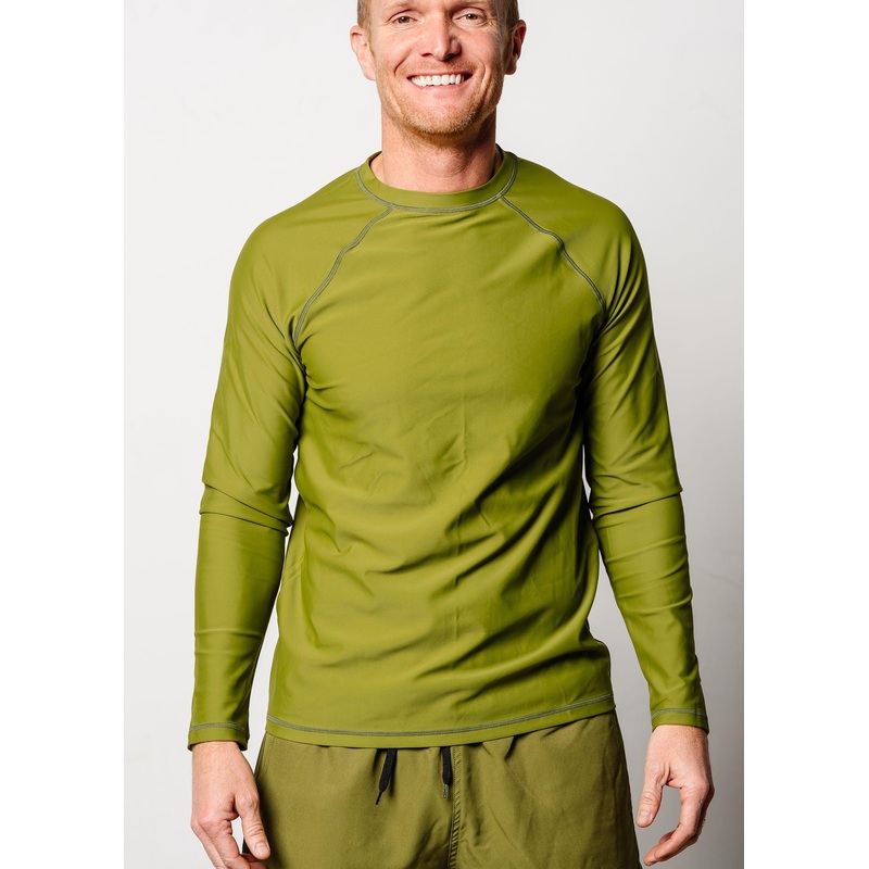 Olive Green | Men's Rashguard Top
