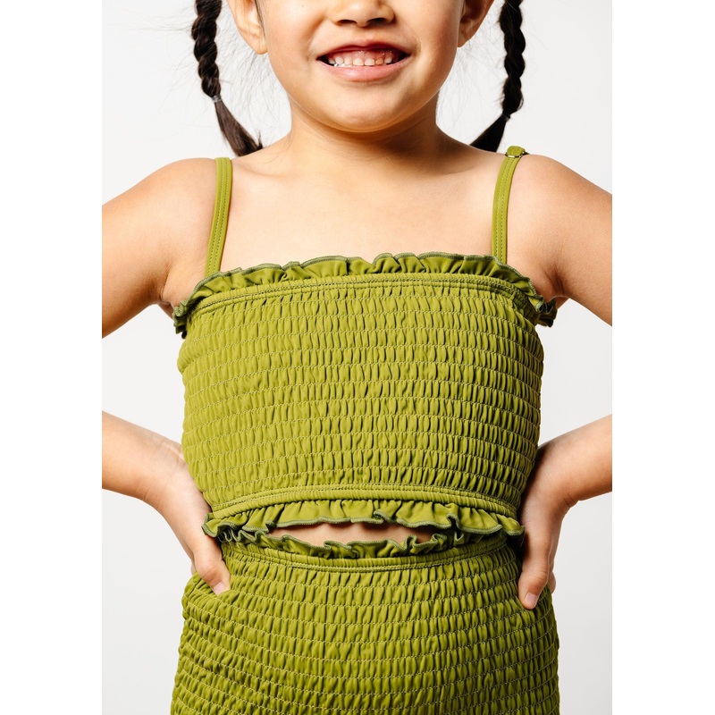 Olive Green | Mini Bandeau Top