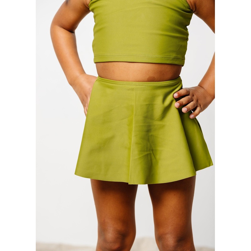 Olive Green | Mini Detached Short Skirt