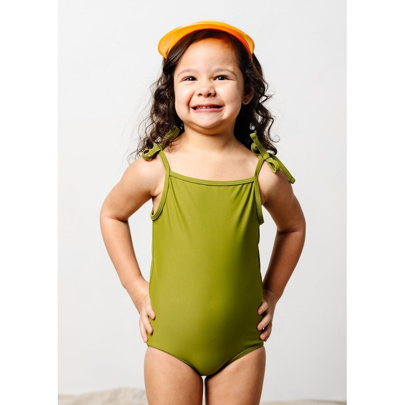 Olive Green | Mini Simply One-Piece