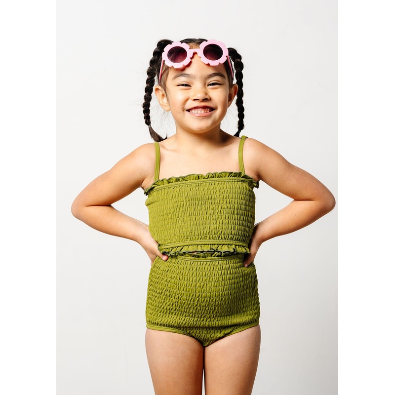 Olive Green | Youth Bandeau Top