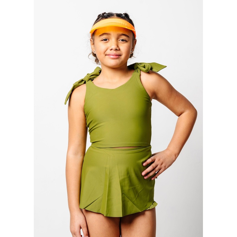 Olive Green | Youth Detached Short Skirt