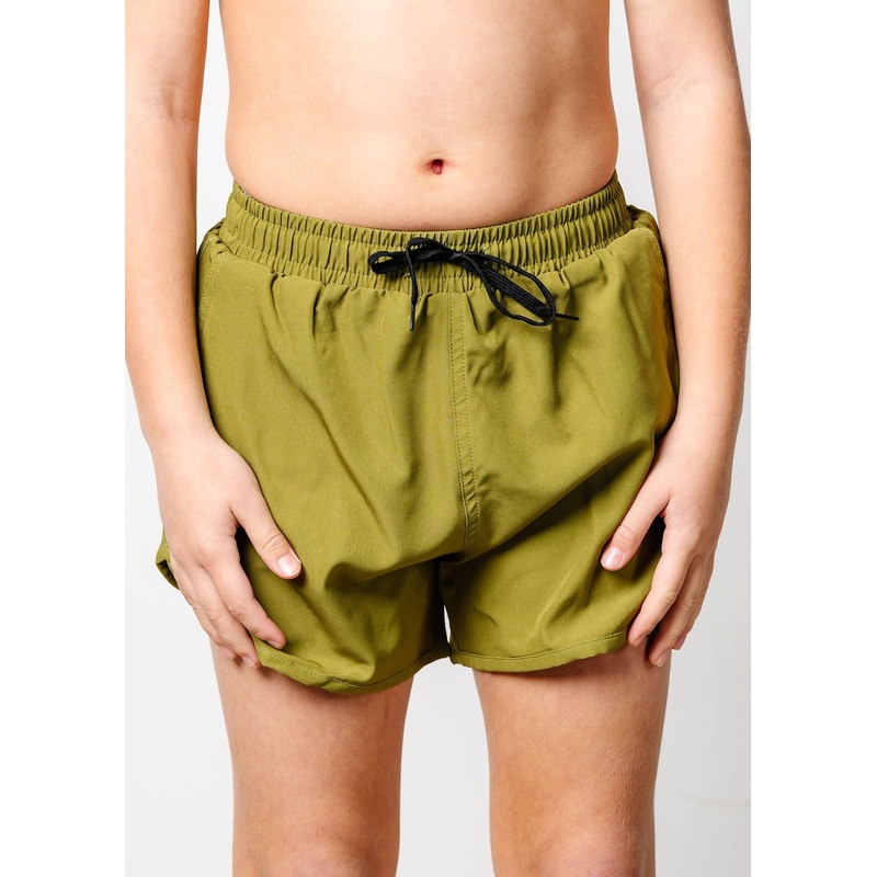 Olive Green | Youth Retro Shorties