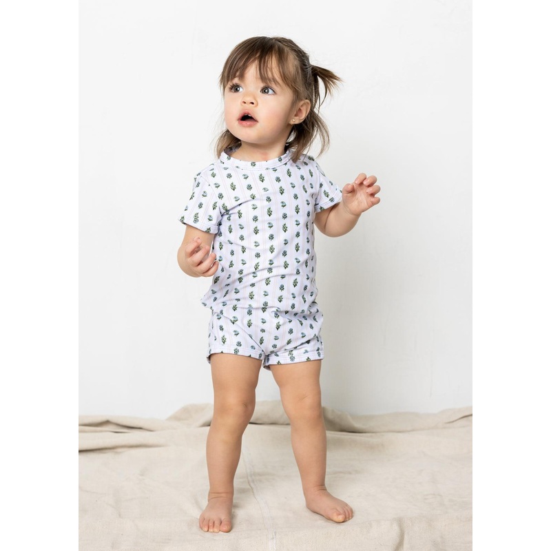 Vintage Blooms | Baby Shorties Rashguard (Unisex)