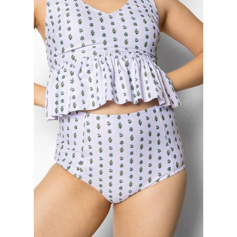 Vintage Blooms | High-Waisted Bottoms