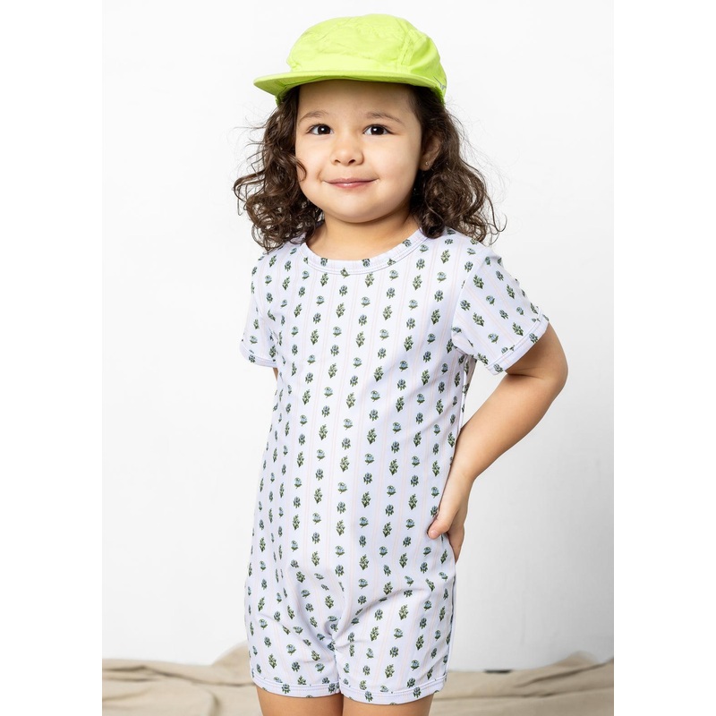 Vintage Blooms | Mini Shorties Rashguard (Unisex)