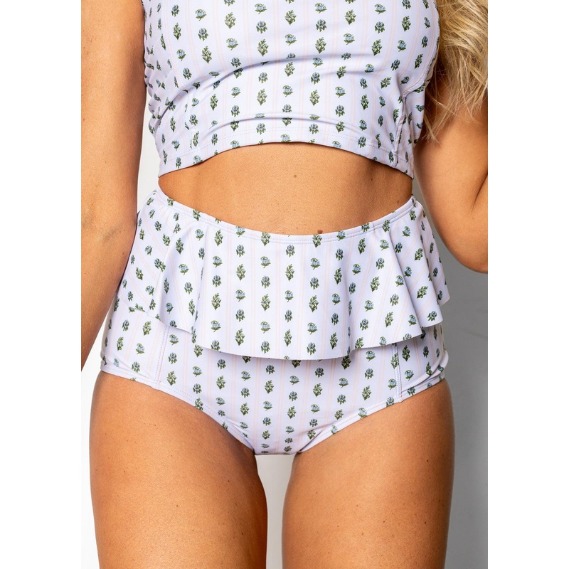 Vintage Blooms | Peplum Bottoms