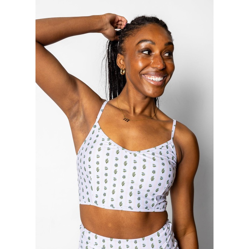 Vintage Blooms | V'D Crop Top