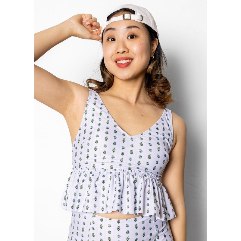 Vintage Blooms | V-Neck Top
