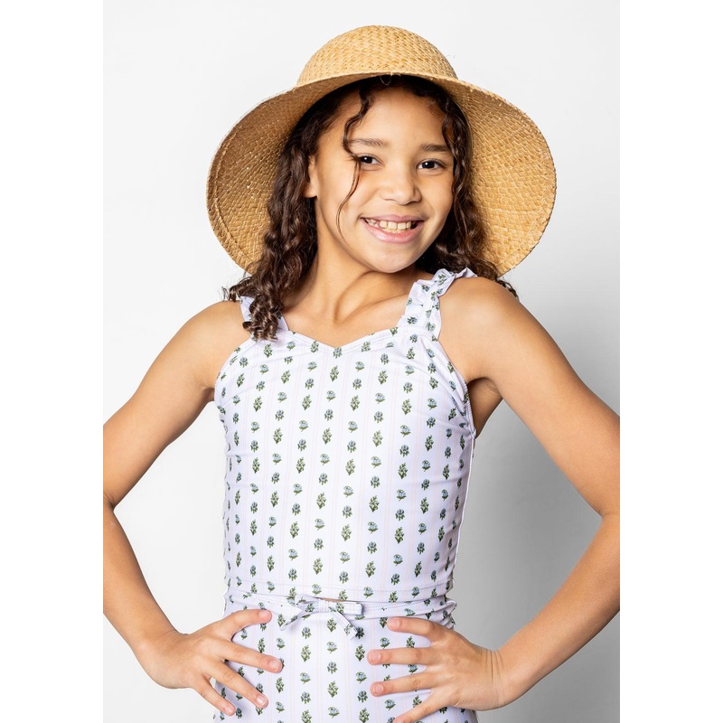 Vintage Blooms | Youth Ripple Top