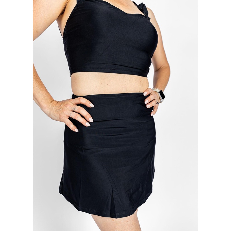 Black | Detached High-Waisted Skirt