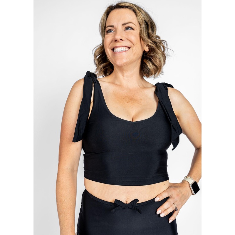 Black | Knot Top