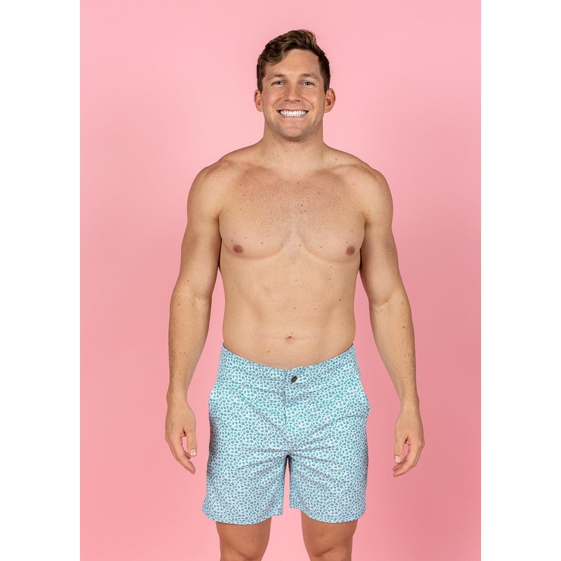 Blue Ditsy Floral | Men's Boardies
