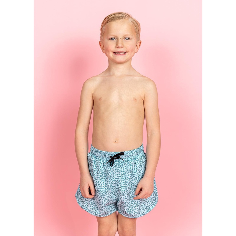 Blue Ditsy Floral | Mini Retro Shorties