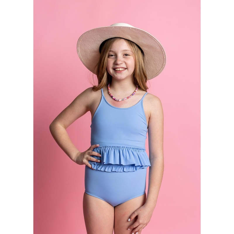 Blue Skies | Youth Mid-Ruffle Bottoms