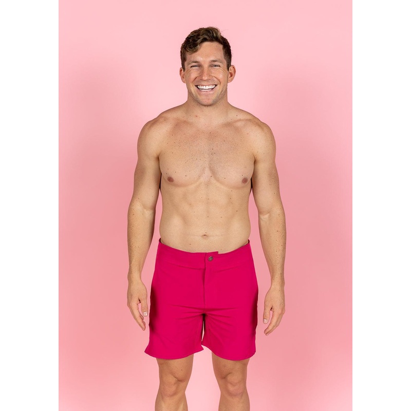 Bold Fuchsia | Men's Boardies