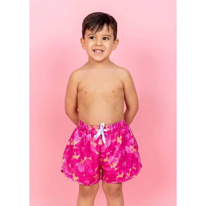 Pink Blooms | Mini Retro Shorties