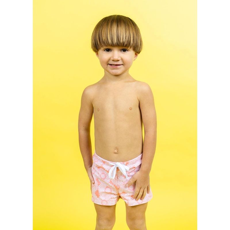 Pink Daisies | Mini Euro Shorts