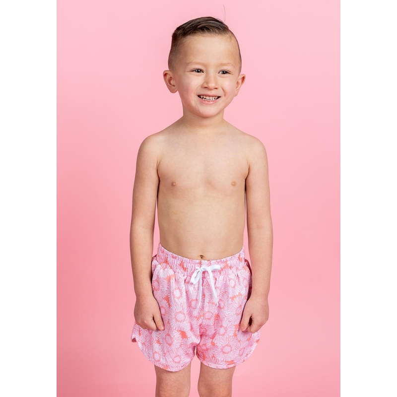 Pink Daisies | Mini Retro Shorties