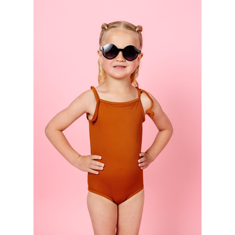 Ribbed Caramel | Mini Simply One-Piece