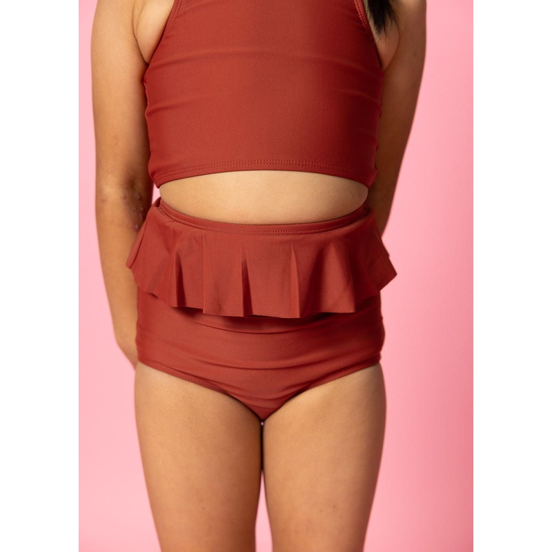 Amber Brown | Mini Peplum Bottoms