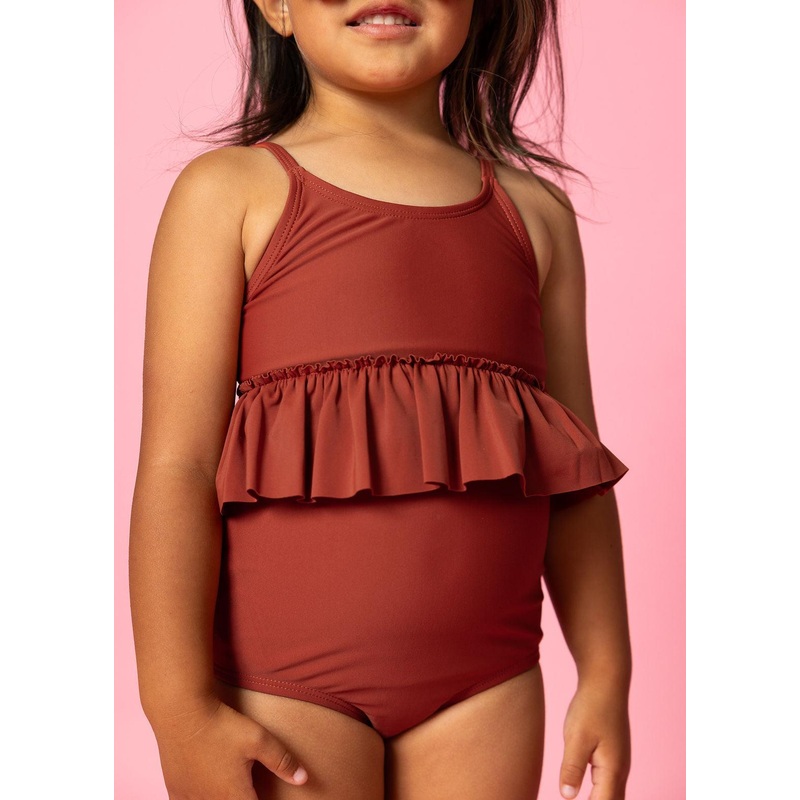 Amber Brown | Mini Peplum Top