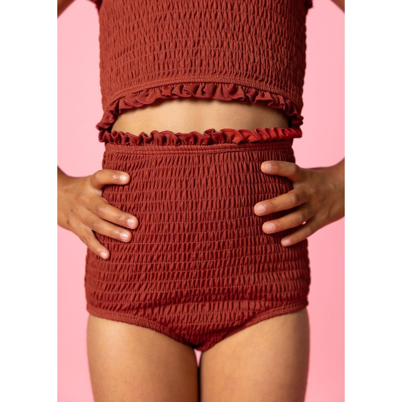 Amber Brown | Mini Smocked Bottoms