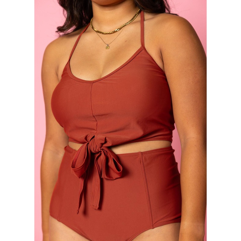 Amber Brown | Tied-Up Top