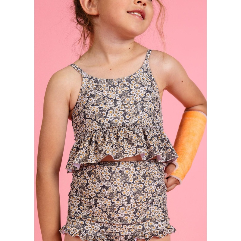 Antique Daisy | Mini Peplum Top